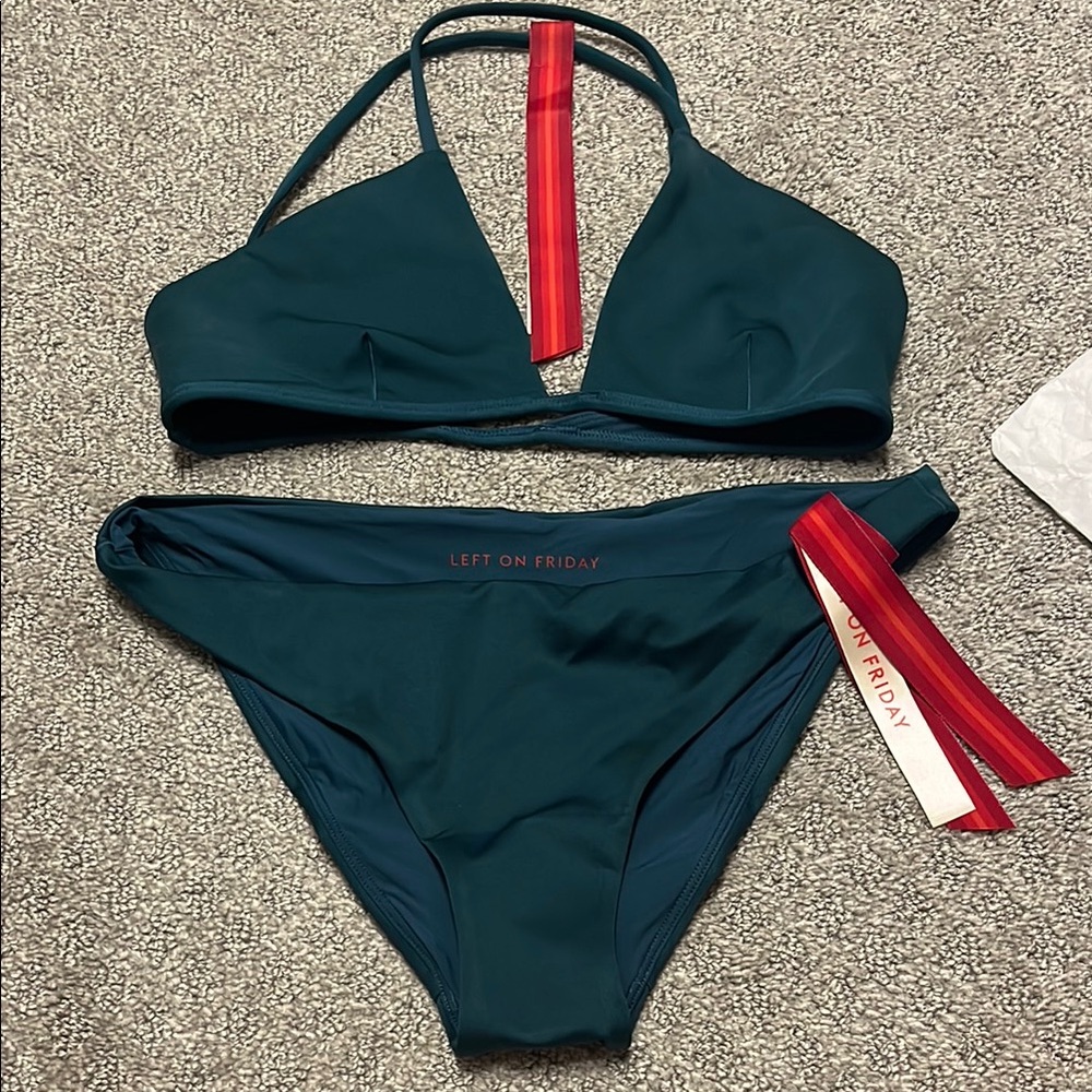 Left On Friday Deep End (Teal) Bikini